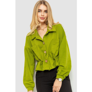 Жакет жіночий двонитка, колір світло-зелений, 115R0519 - Інтернет-магазин спільних покупок ToGether