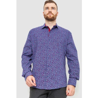Сорочка чоловіча з принтом, колір фіолетовий, 214R7362 - Інтернет-магазин спільних покупок ToGether