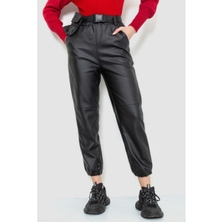 Штани жіночі з екошкіри, колір чорний, 186R5205 - Інтернет-магазин спільних покупок ToGether