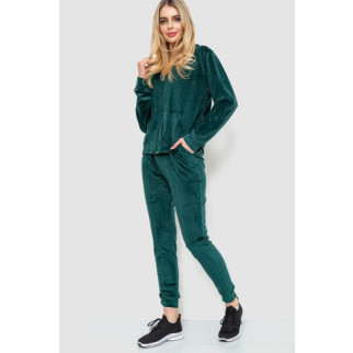 Спорт костюм жіночий велюровий, колір темно-зелений, 244R20304 - Інтернет-магазин спільних покупок ToGether