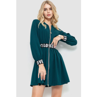 Сукня жіноча на блискавці, колір зелений, 102R076-1 - Інтернет-магазин спільних покупок ToGether