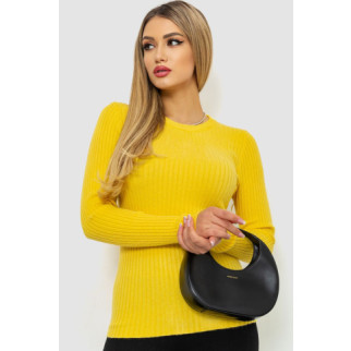 Кофта жіноча однотонна, колір жовтий, 244R2031 - Інтернет-магазин спільних покупок ToGether