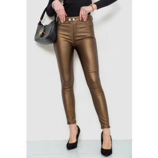 Штани жіночі стрейч, колір темно-золотистий, 246R3018 - Інтернет-магазин спільних покупок ToGether