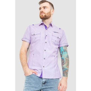 Сорочка чоловіча в смужку, колір світло-бузковий, 186R116 - Інтернет-магазин спільних покупок ToGether