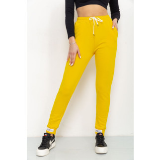 Спорт штани жіночі демісезонні, колір жовтий, 226R025 - Інтернет-магазин спільних покупок ToGether