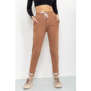 Спорт штани жіночі демісезонні, колір коричневий, 226R025 - Інтернет-магазин спільних покупок ToGether