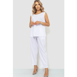 Костюм жіночий класичний, колір білий, 102R5219 - Інтернет-магазин спільних покупок ToGether