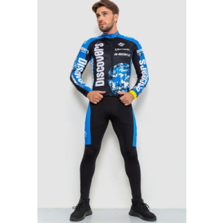 Велокостюм чоловічий, колір чорно-синій, 131R132122 - Інтернет-магазин спільних покупок ToGether