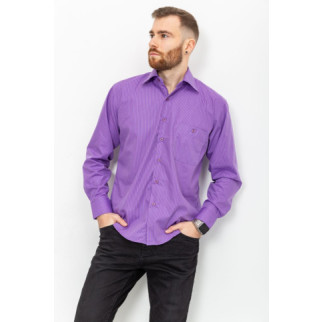 Сорочка чоловіча в смужку, колір бузковий, 131R140129 - Інтернет-магазин спільних покупок ToGether