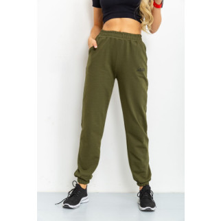 Спорт штани жіночі, колір темно-зелений, 206R001 - Інтернет-магазин спільних покупок ToGether