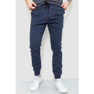 Чоловічі штани в смужку, колір синій, 157R2003 - Інтернет-магазин спільних покупок ToGether