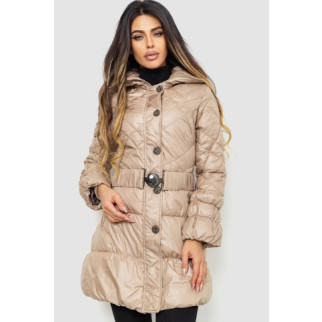 Куртка жіноча з поясом, колір бежевий, 235R803 - Інтернет-магазин спільних покупок ToGether