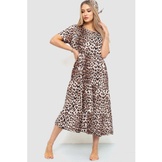 Сукня жіноча, колір леопардовий, 219RT-4025 - Інтернет-магазин спільних покупок ToGether