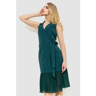 Сукня ошатна однотонна, колір зелений, 214R328 - Інтернет-магазин спільних покупок ToGether