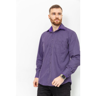 Сорочка чоловіча в смужку, колір фіолетовий, 131R151013 - Інтернет-магазин спільних покупок ToGether
