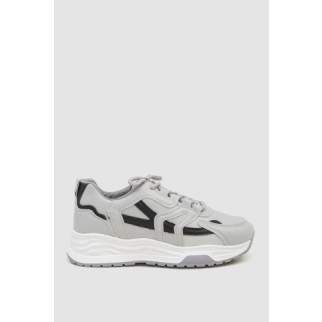Кросівки жіночі екошкіра, колір сірий, 243R186-169 - Інтернет-магазин спільних покупок ToGether