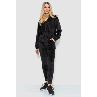 Спорт костюм жіночий велюровий, колір чорний, 244R20304 - Інтернет-магазин спільних покупок ToGether