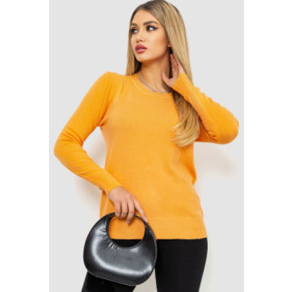 Кофта жіноча однотонна повсякденна, колір світло-помаранчевий, 244R2033 - Інтернет-магазин спільних покупок ToGether