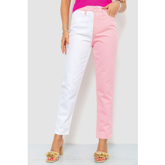 Джинси жіночі, колір біло-рожевий, 164R426 - Інтернет-магазин спільних покупок ToGether