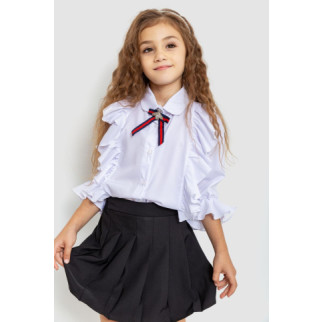 Блуза для дівчаток ошатна, колір білий, 172R210 - Інтернет-магазин спільних покупок ToGether