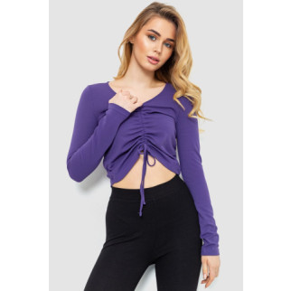Топ жіночий однотонний, колір фіолетовий, 244R036 - Інтернет-магазин спільних покупок ToGether