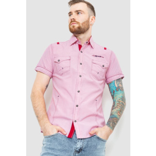 Сорочка чоловіча в смужку, колір рожевий, 186R116 - Інтернет-магазин спільних покупок ToGether