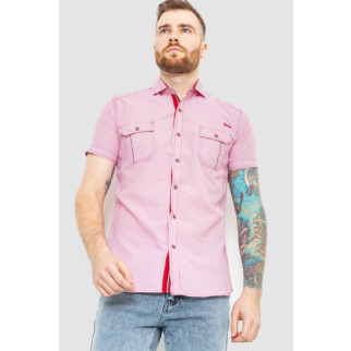 Сорочка чоловіча смужка, колір рожевий, 186R1429 - Інтернет-магазин спільних покупок ToGether