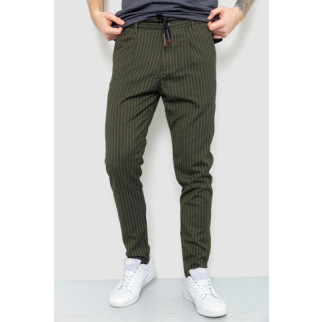 Чоловічі штани в смужку, колір хакі, 157R2008-1 - Інтернет-магазин спільних покупок ToGether