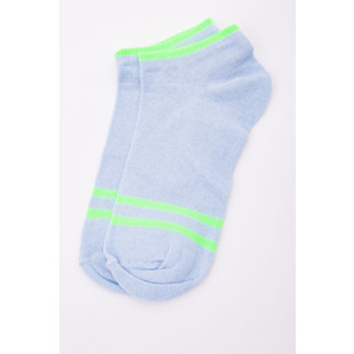 Жіночі короткі шкарпетки, блакитного кольору зі смужками, 167R221-1 - Інтернет-магазин спільних покупок ToGether