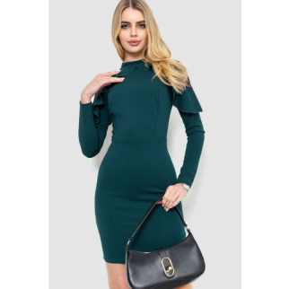 Ошатне плаття, колір темно-зелений, 214R401 - Інтернет-магазин спільних покупок ToGether