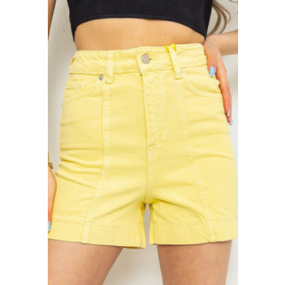 Джинсові шорти жіночі, колір жовтий, 214R245 - Інтернет-магазин спільних покупок ToGether
