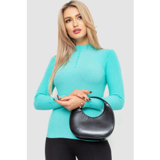 Водолазка жіноча в рубчик, колір м'ятний, 204R044 - Інтернет-магазин спільних покупок ToGether