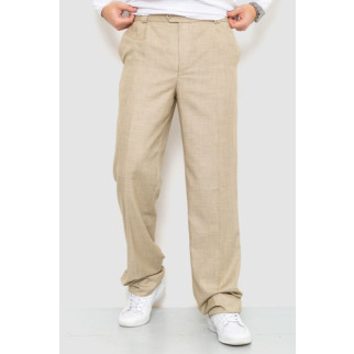 Штани чоловічі класичні, колір бежевий, 201R016 - Інтернет-магазин спільних покупок ToGether