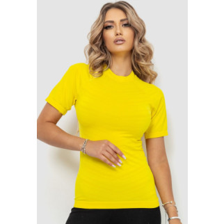 Футболка жіноча для спорту, колір жовтий, 117R134 - Інтернет-магазин спільних покупок ToGether