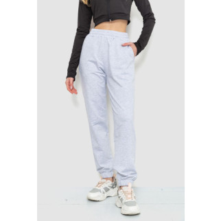 Спорт штани жіночі двонитка, колір світло-сірий, 102R292-1 - Інтернет-магазин спільних покупок ToGether
