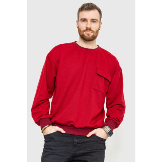 Світшот чоловічий, колір бордовий, 208R0235 - Інтернет-магазин спільних покупок ToGether