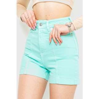 Джинсові шорти жіночі, колір м'ятний, 214R245 - Інтернет-магазин спільних покупок ToGether