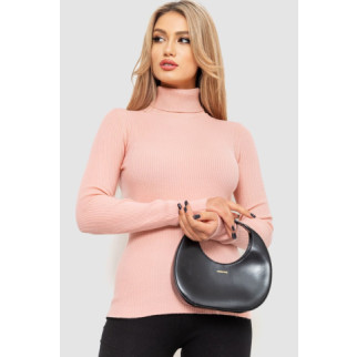 Гольф жіночі базовий в рубчик, колір персиковий, 204R001-1 - Інтернет-магазин спільних покупок ToGether