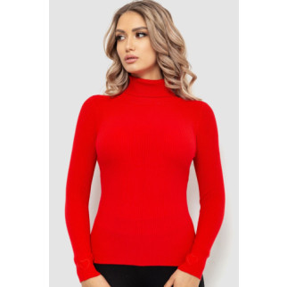Гольф жіночий в рубчик, колір червоний, 204R051 - Інтернет-магазин спільних покупок ToGether