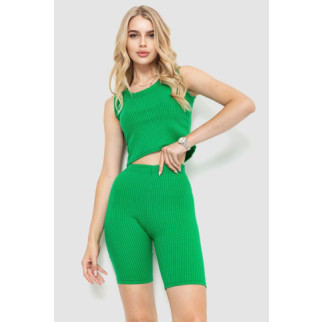 Костюм жіночий в рубчик повсякденний, колір зелений, 214R700 - Інтернет-магазин спільних покупок ToGether