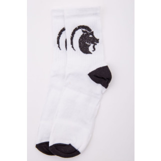 Жіночі білі шкарпетки, з принтом, 167R520-5 - Інтернет-магазин спільних покупок ToGether