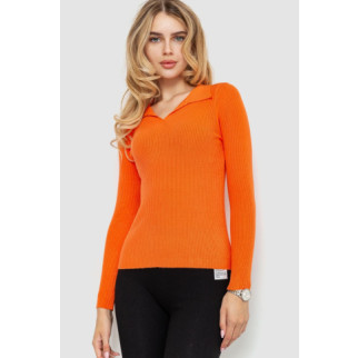 Кофта жіноча в рубчик, колір помаранчевий, 204R015 - Інтернет-магазин спільних покупок ToGether