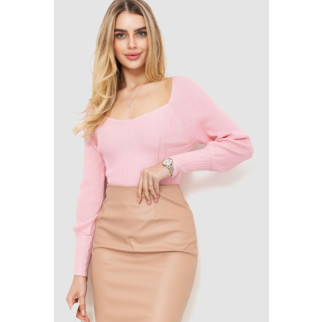 Кофта жіноча однотонна, колір світло-рожевий, 221R333 - Інтернет-магазин спільних покупок ToGether