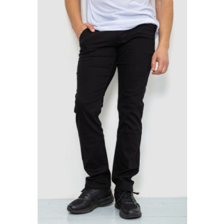 Штани чоловічі стрейч, колір чорний, 244RF804 - Інтернет-магазин спільних покупок ToGether