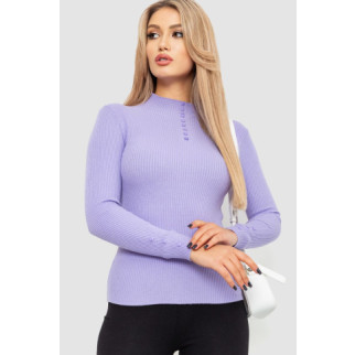 Водолазка жіноча в рубчик, колір бузковий, 204R044 - Інтернет-магазин спільних покупок ToGether