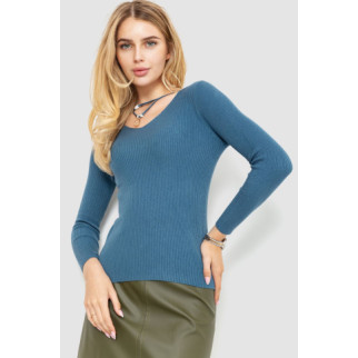 Кофта жіноча в рубчик, колір джинс, 204R037 - Інтернет-магазин спільних покупок ToGether