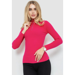 Кофта жіноча на блискавці в рубчик, колір рожевий, 204R041 - Інтернет-магазин спільних покупок ToGether