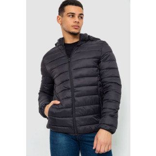 Куртка чоловіча демісезонна з капюшоном, колір чорний, 129R23-4 - Інтернет-магазин спільних покупок ToGether