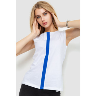 Майка жіноча повсякденна, колір біло-синій, 102R338 - Інтернет-магазин спільних покупок ToGether
