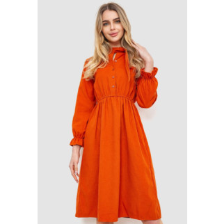 Ошатне плаття, колір теракотовий, 246R203 - Інтернет-магазин спільних покупок ToGether
